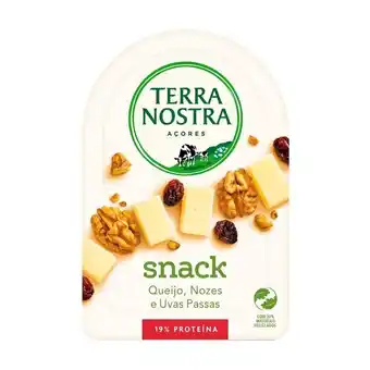 Pingo Doce Queijo snack com nozes e uvas passas terra nostra promoção