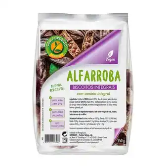 Pingo Doce Biscoitos integrais alfarroba cem porcento promoção