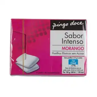 Pingo Doce Pastilha elástica de morango pingo doce promoção