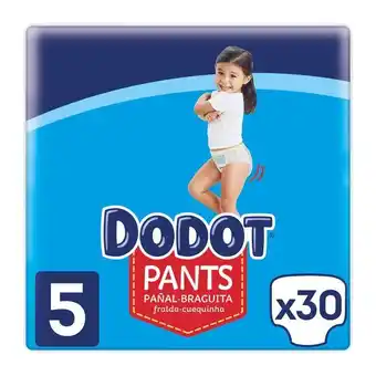 Pingo Doce Fraldas-cueca tamanho 5 (12-17kg) dodot - 30 un promoção