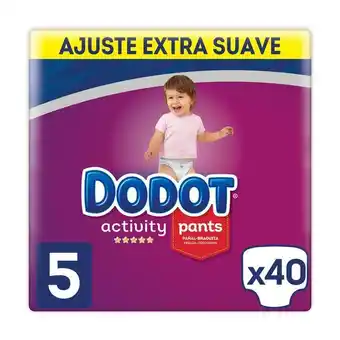 Pingo Doce Fraldas-cueca activity extra tamanho 5 (12-17kg) dodot - 40 un promoção