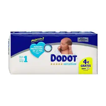 Pingo Doce Fraldas sensitive tamanho 1 (2-5kg) dodot - 44 un promoção