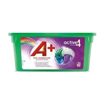 Pingo Doce Detergente máquina da roupa cápsulas active4 color a+ - 22 doses promoção