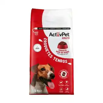 Pingo Doce Ração seca para cão adulto sabor croquetes de frango activpet promoção