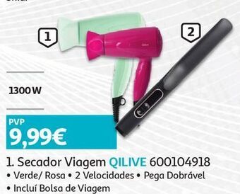 Alisador de cabelo qilive