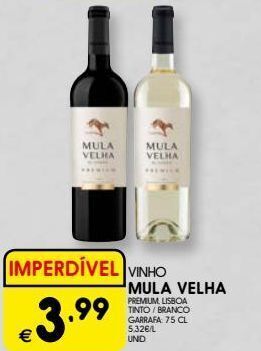 Meu Super Vinhos mula velha promoção