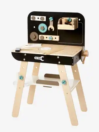 Vertbaudet Bancada de bricolagem em madeira - bege promoção