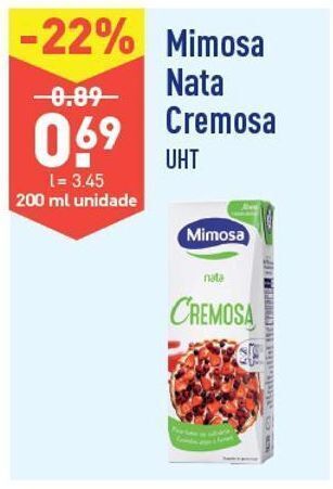 ALDI Laticínio mimosa promoção