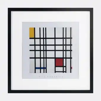 VIVA Quadro mondrian 57.8x3.2x57.8cm promoção