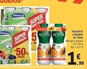 E.Leclerc Iogurte activia promoção