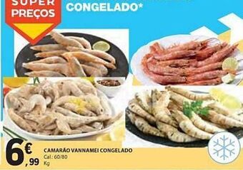 E.Leclerc Camarão congelado promoção