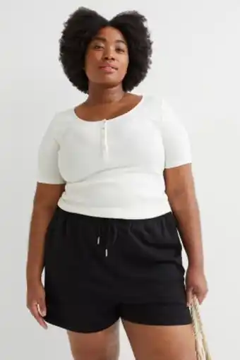 H&M H&m+ calções sweat promoção