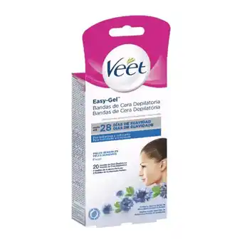 ALDI Veet bandas cera facial pele sensível promoção