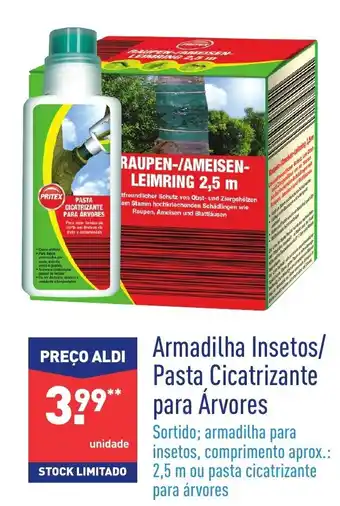 ALDI Armadilha Insetos/ Pasta Cicatrizante para Árvores promoção