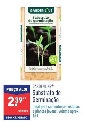 ALDI Substrato de Germinação 16L promoção