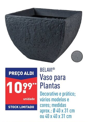 ALDI Vaso para Plantas promoção