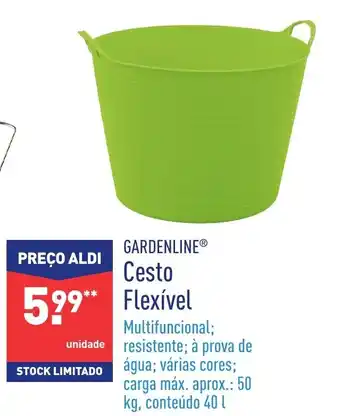 ALDI Cesto Flexível 50kg promoção