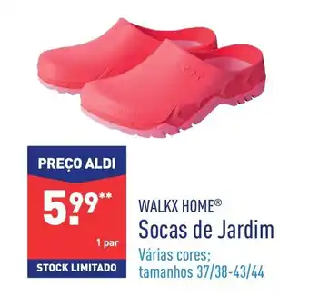 ALDI Socas de Jardim promoção