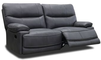 Conforama Sofá relax eléctrico de pele 3 lugares master promoção