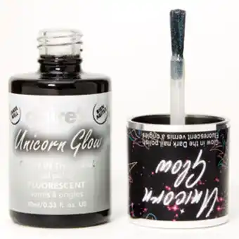 Claire's Unicorn glow in the dark nail polish - white promoção