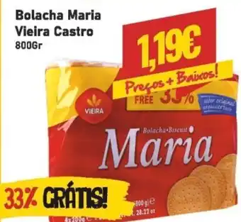 Belita Bolacha Maria Vieira Castro 800g promoção