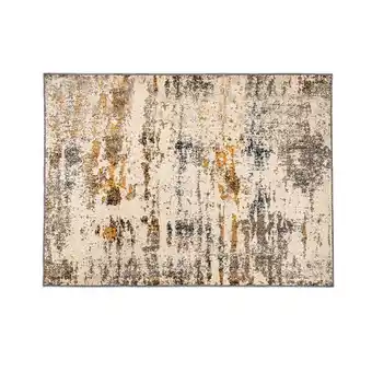 Hôma Tapete caravan ocre e cinza 160x230cm promoção