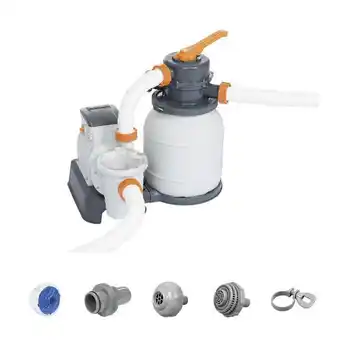 Bomba filtro areia 5.678 l/h para piscinas