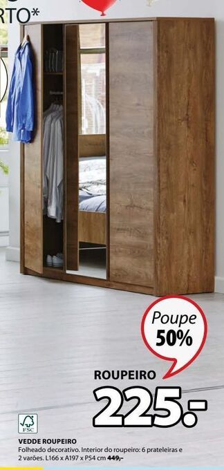 JYSK Roupeiro promoção