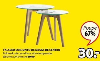 JYSK Mesa de centro promoção