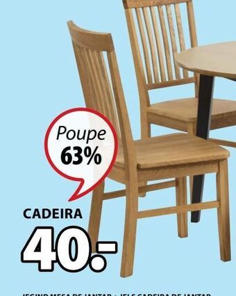 JYSK Cadeiras promoção