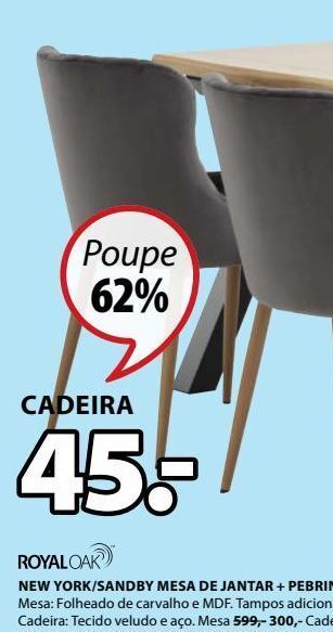 JYSK Cadeiras promoção