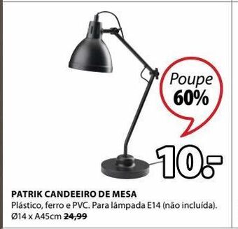 JYSK Lâmpada promoção