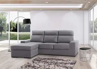 Conforama Chaise longue reversível dora promoção