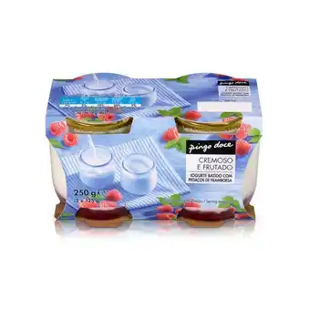 Pingo Doce Iogurte batido com pedaços de framboesa pingo doce - pack 2 promoção