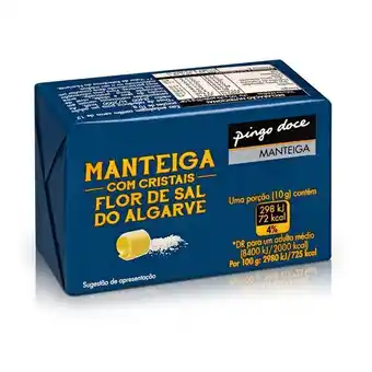Pingo Doce Manteiga com flor de sal do algarve pingo doce promoção