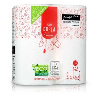 Pingo Doce Rolo papel cozinha compacto ecolabel pingo doce promoção