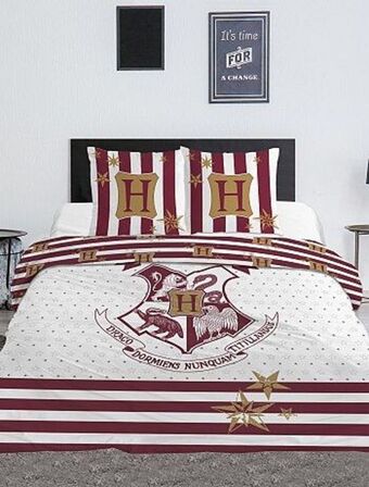 Kiabi Capa de edredão e fronha de casal 'harry potter' promoção