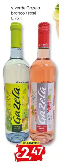 Bolama V.Verde gazela branco/ rose promoção