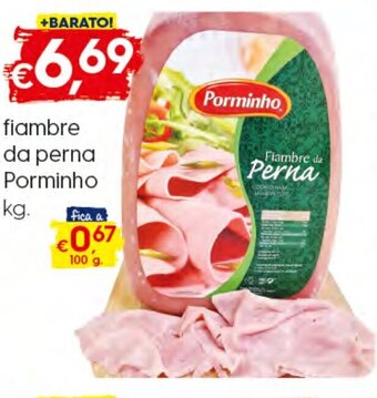 Bolama Fiambre da Perna Porminho 1kg promoção