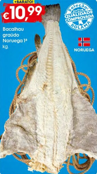 Bolama Bacalhau Graudo Noruega 1 1kg promoção