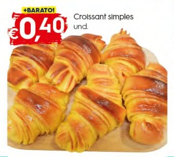Bolama Croissant Simples und. promoção