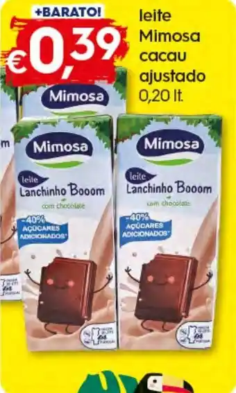 Bolama Leite Mimosa cacau ajustado promoção
