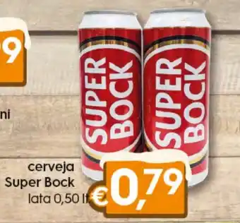 Bolama Cerveja Super Bock lata 0.50lt promoção