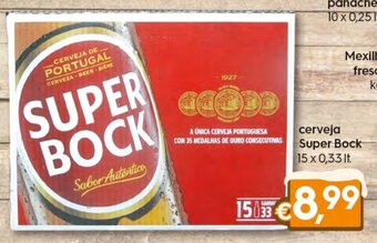 Bolama Cerveja Super Bock 15x0.33lt promoção
