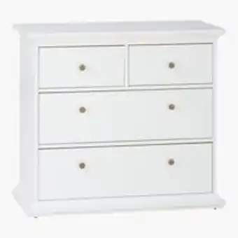 JYSK Cu00f3moda pariso 4 gavetas branco promoção