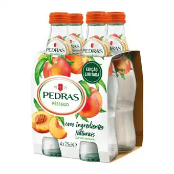 ALDI Pedras água com gás pêssego promoção