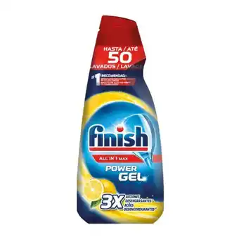 Finish gel detergente máquina loiça limão