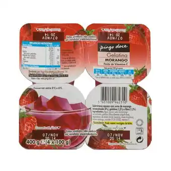 Pingo Doce Gelatina de morango pingo doce promoção
