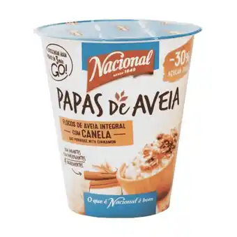 Pingo Doce Papas de aveia com canela nacional promoção