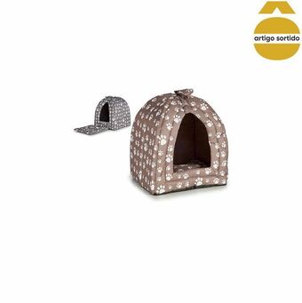 Transportadora para animal com pegadas